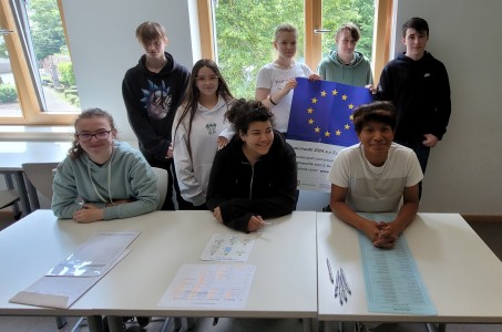 Die Wahlhelfer in Aktion