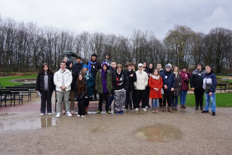 Gruppenfoto im Park