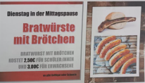 Plakat mit den Informationen von dem grill Projekt