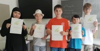 Sieger in der 2. Runde beim Jugendwettbewerb Informatik