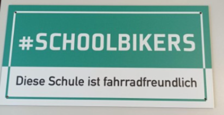 Schild schoolbikers